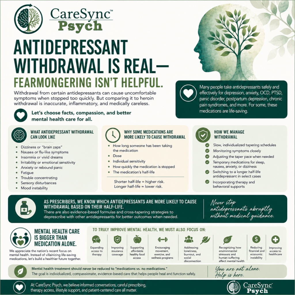 Evidence Over Fear: Understanding Antidepressant Withdrawal