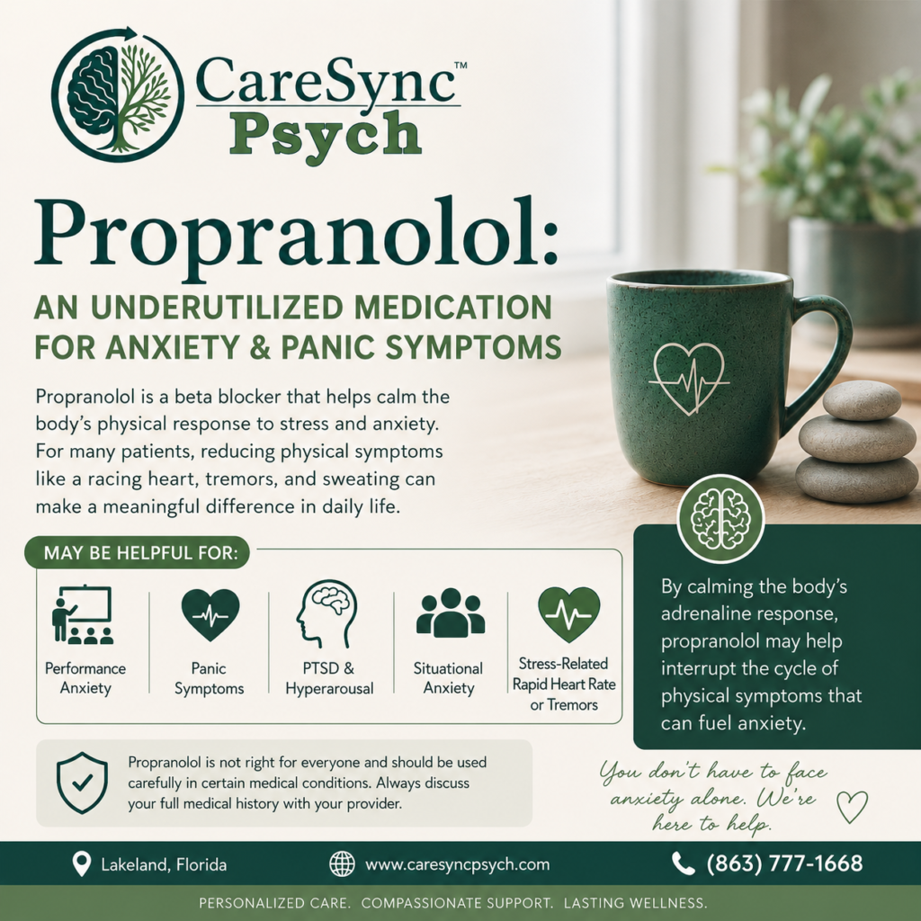 Why Propranolol Is One of My Favorite Medications in Psychiatry